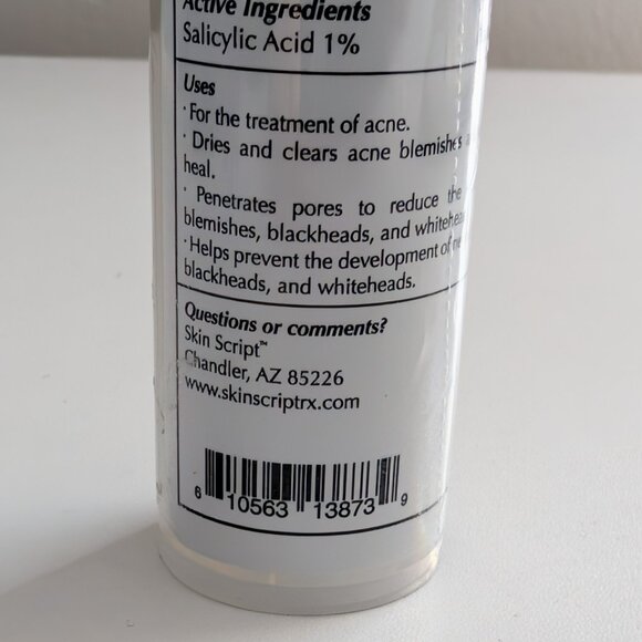 Skin Script Blemish Spot Treatment Glycolic & Salicylic .5oz/15ml SEALED 07/26 - Picture 4 of 7